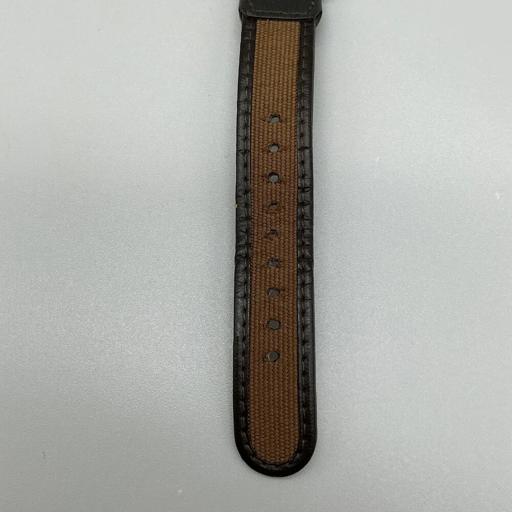 Casio Forester 5155 FT-600W Mens Watch 37mm Brown Leather Backlight New Battery